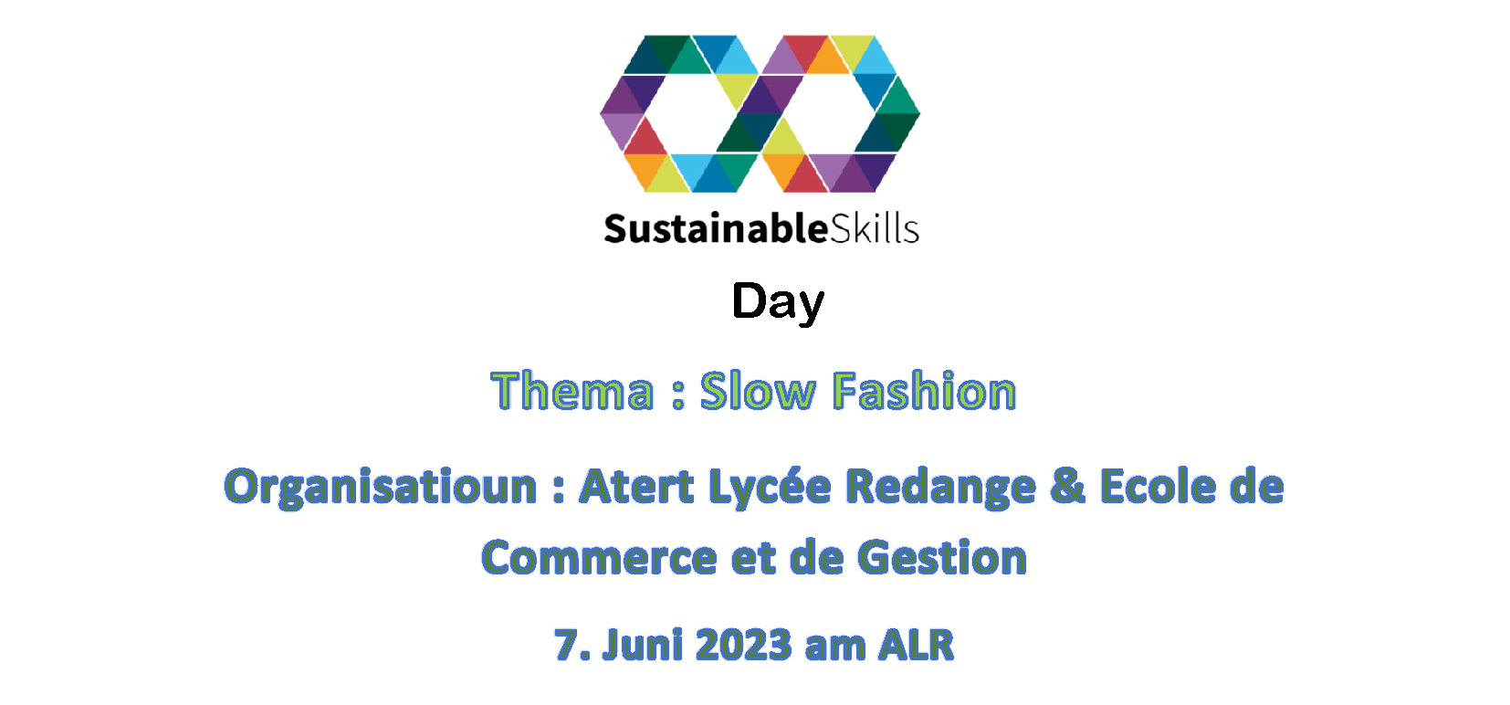 ALR an ECG: Sustainable Skills Day